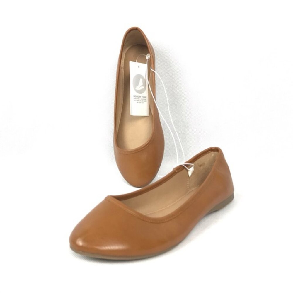 Universal Thread Cognac Everly  Flats Loafers Shoes Size 7 W